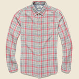 Mason Double Cloth Shirt - Salmon/Blue/Grey - Grayers - STAG Provisions - Tops - L/S Woven - Plaid