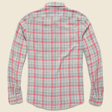 Mason Double Cloth Shirt - Salmon/Blue/Grey - Grayers - STAG Provisions - Tops - L/S Woven - Plaid