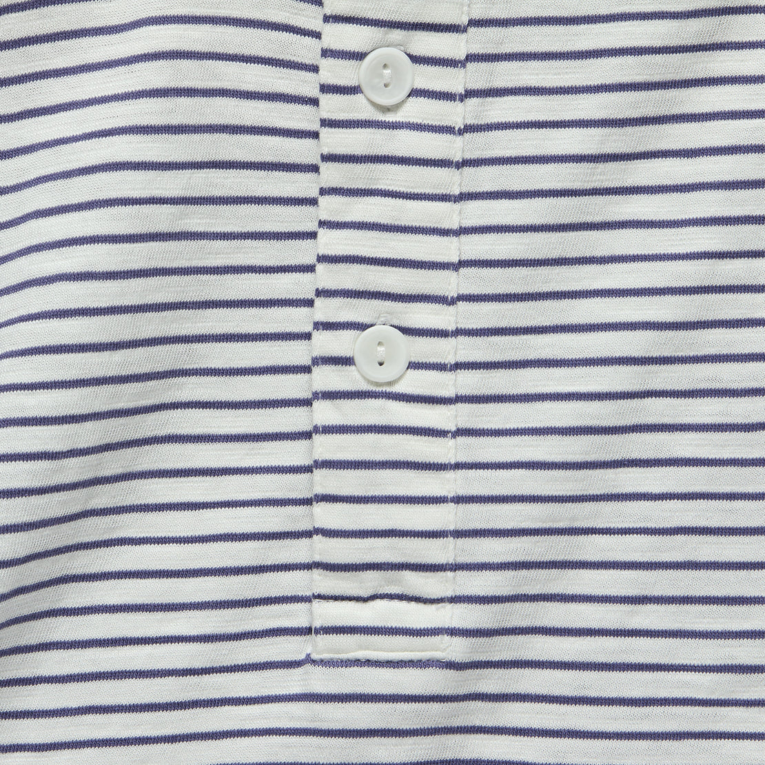 Malaga Cove Stripe Polo - Antique White - Grayers - STAG Provisions - Tops - S/S Knit