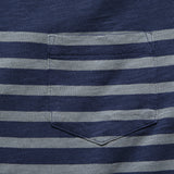 Admiral Stripe Crew Tee - Mood Indigo - Grayers - STAG Provisions - Tops - S/S Tee