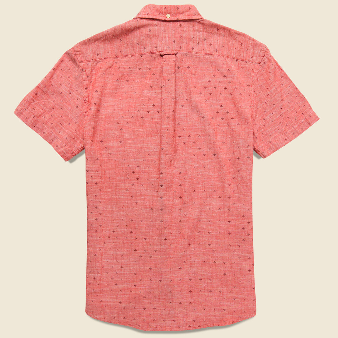 Pearson Summer Slub Twill Shirt - Red