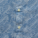 Leaf Print Summer Weave Shirt - Moonlight Blue - Grayers - STAG Provisions - Tops - S/S Woven - Floral