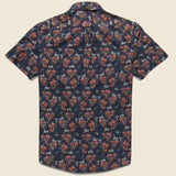 Burning Palm Summer Twill Shirt - Blue - Grayers - STAG Provisions - Tops - S/S Woven - Floral