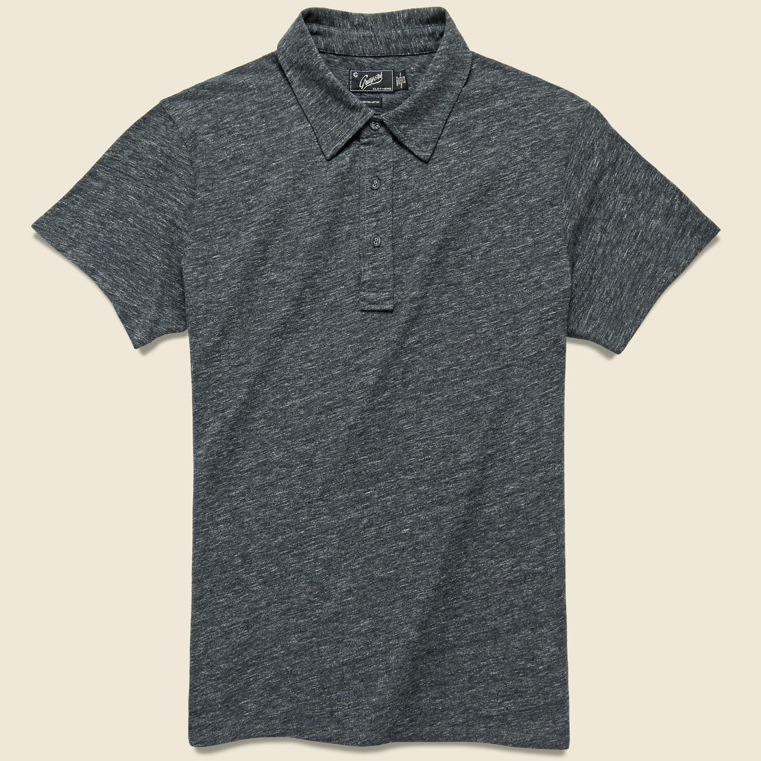Grayers Hartford Nep Jersey Polo - Charcoal