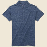 Hartford Nep Jersey Polo - Dark Denim - Grayers - STAG Provisions - Tops - S/S Knit