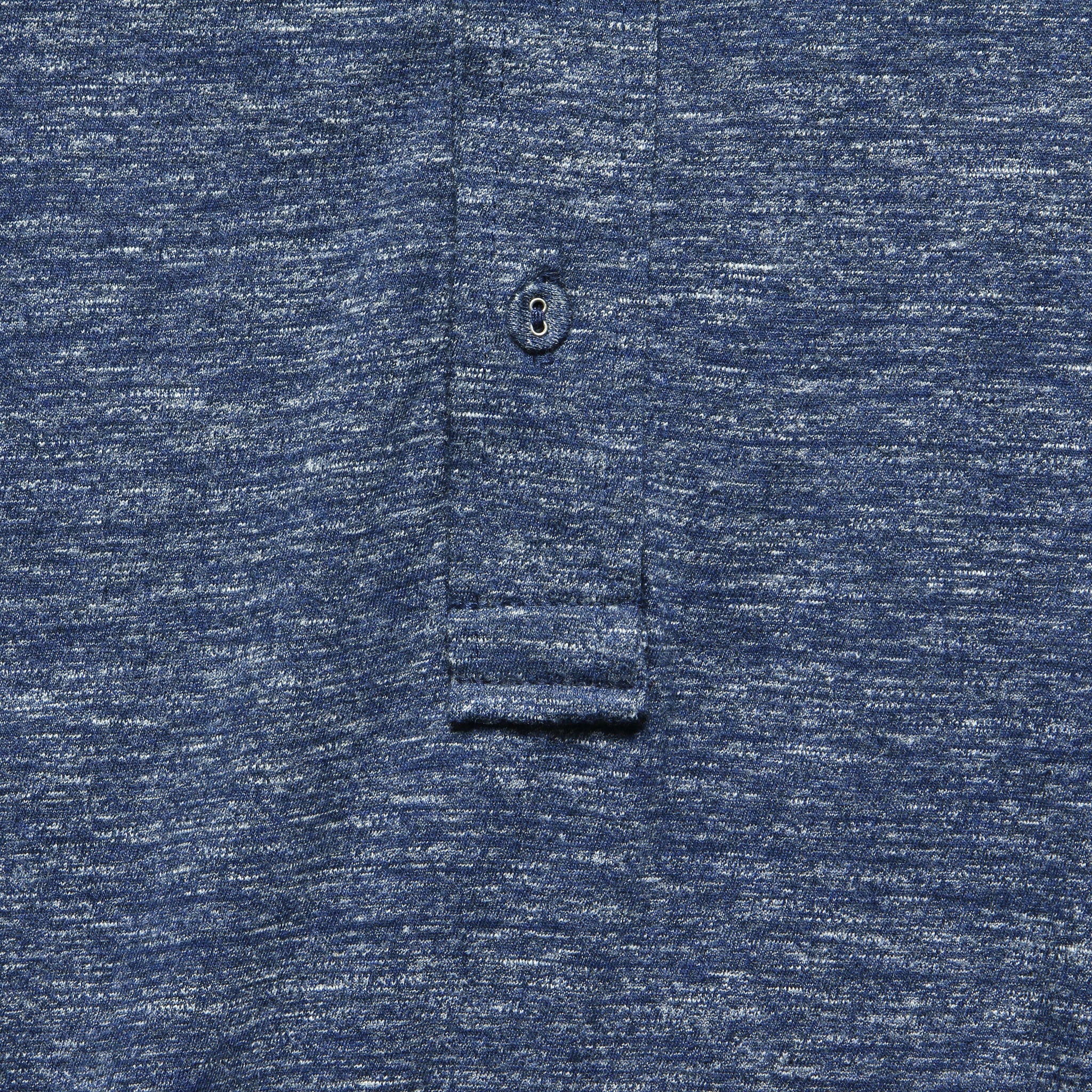 Hartford Nep Jersey Polo - Dark Denim - Grayers - STAG Provisions - Tops - S/S Knit