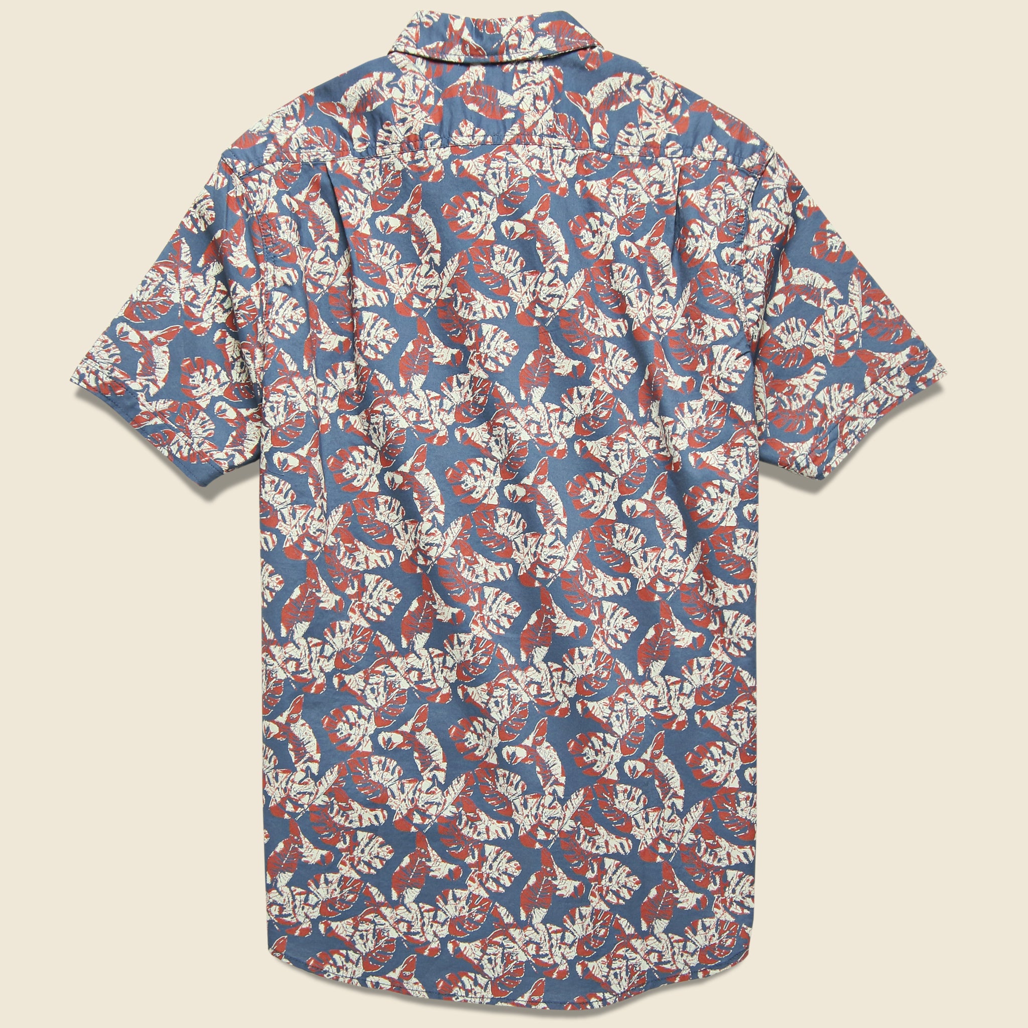 
                          Floral Printed Gauze Shirt - Faded Navy/Red/Cream - Grayers - STAG Provisions - Tops - S/S Woven - Floral
                        