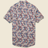 Floral Printed Gauze Shirt - Faded Navy/Red/Cream - Grayers - STAG Provisions - Tops - S/S Woven - Floral