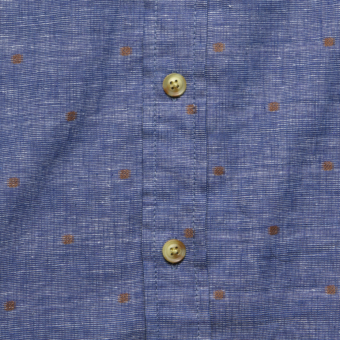Avington Slub Shirt - Chambray Blue