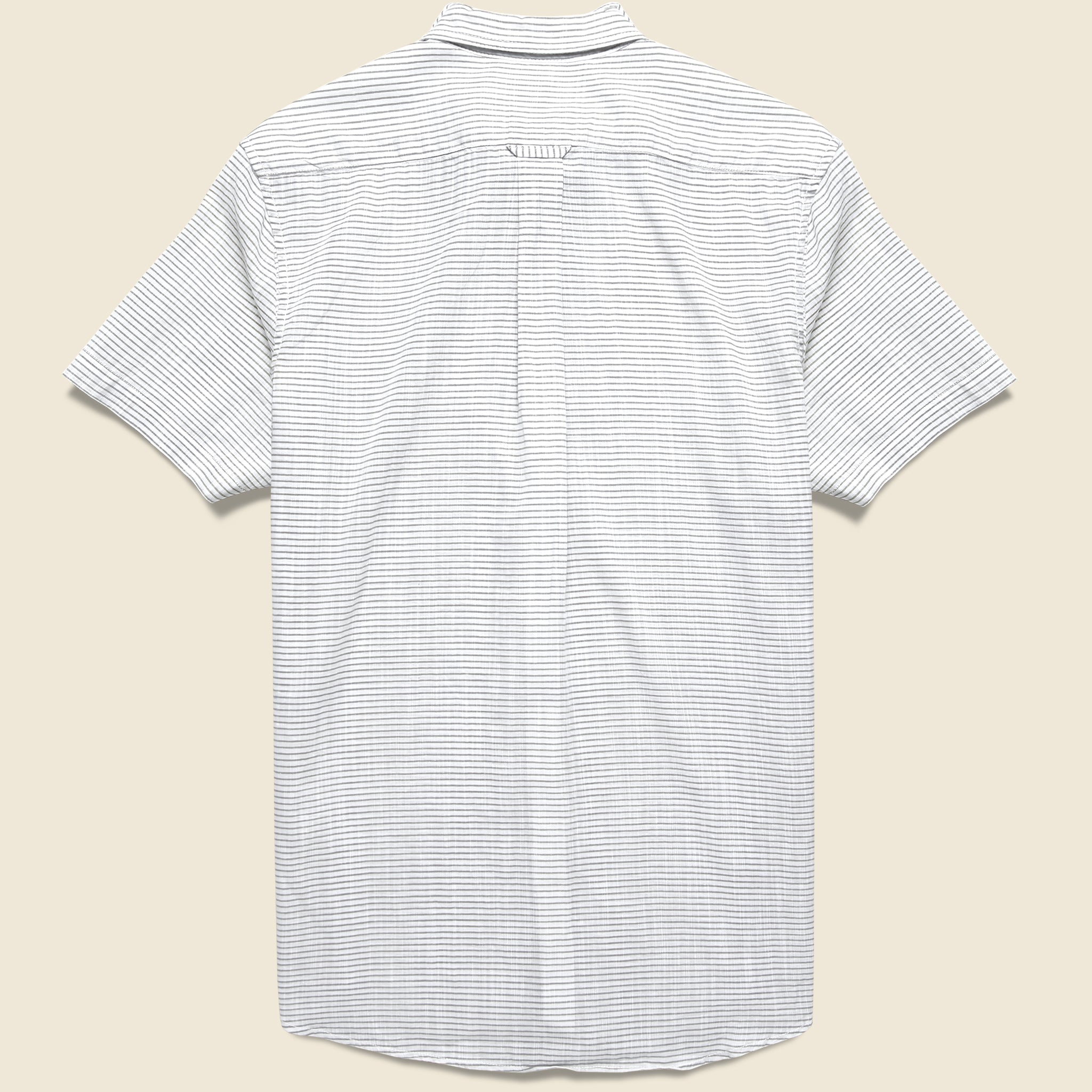 
                          Fairfield Horiztonal Micro Stripe Shirt - Blue Cream - Grayers - STAG Provisions - Tops - S/S Woven - Stripe
                        