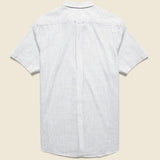 Fairfield Horiztonal Micro Stripe Shirt - Blue Cream - Grayers - STAG Provisions - Tops - S/S Woven - Stripe