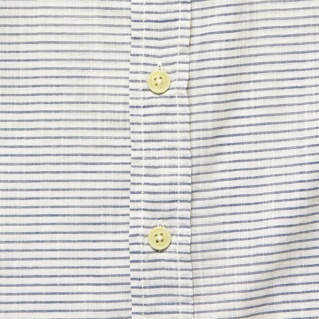 Fairfield Horiztonal Micro Stripe Shirt - Blue Cream