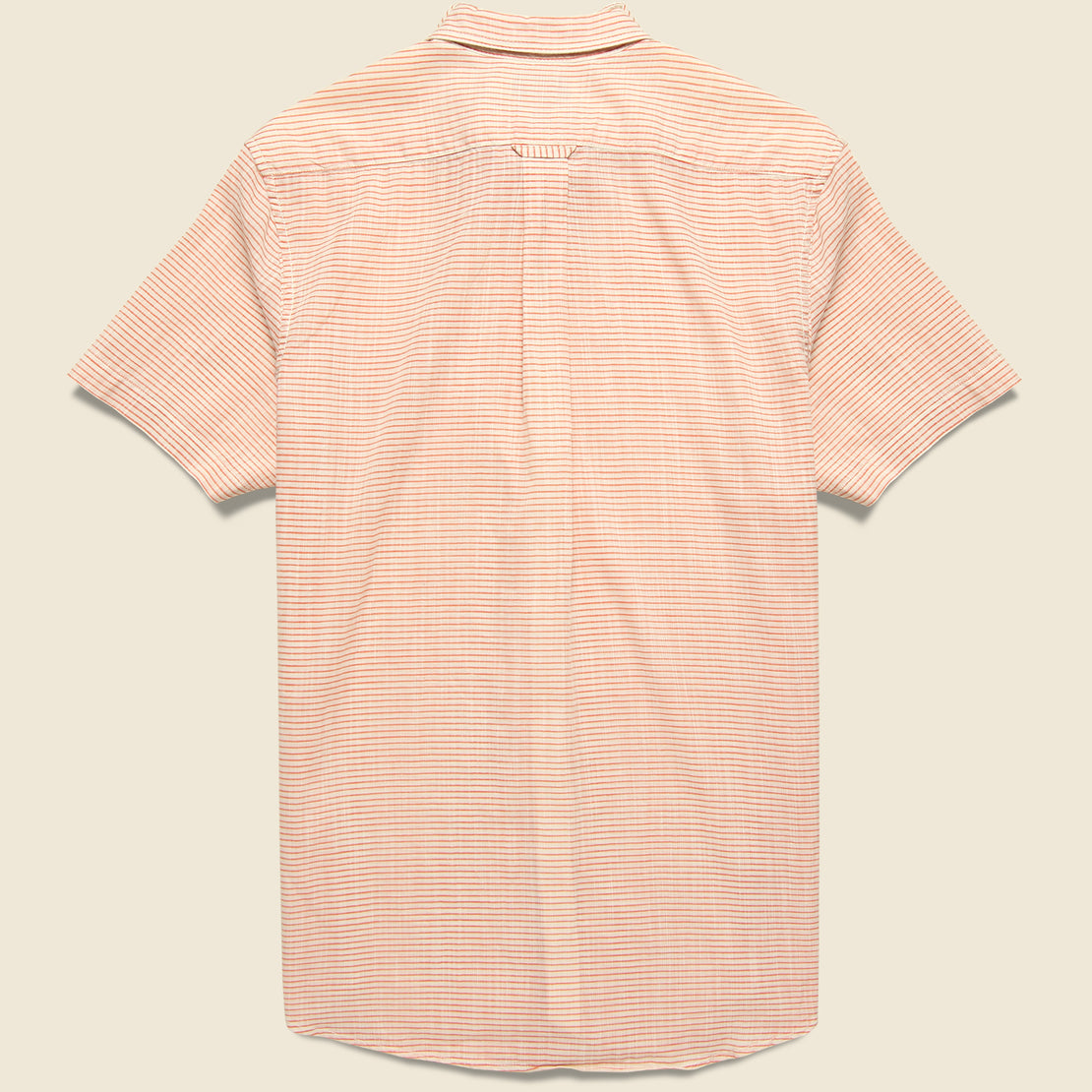 Fairfield Horiztonal Micro Stripe Shirt - Red Cream - Grayers - STAG Provisions - Tops - S/S Woven - Stripe