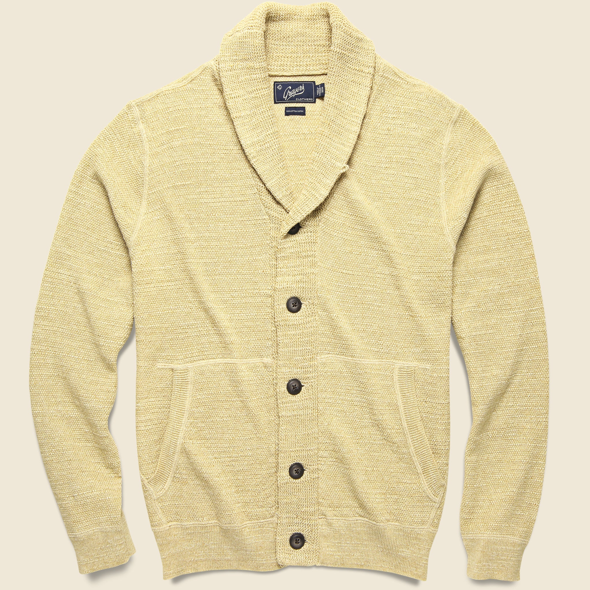 Cabana Shawl Cardigan - Oatmeal - Grayers - STAG Provisions - Tops - Sweater