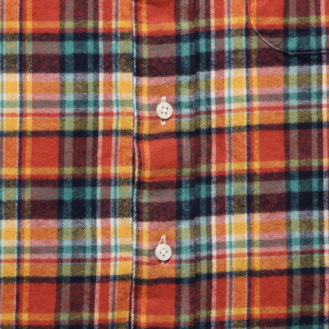 Plaid Flannel - Burnt Orange - Gitman Vintage - STAG Provisions - Tops - L/S Woven - Plaid