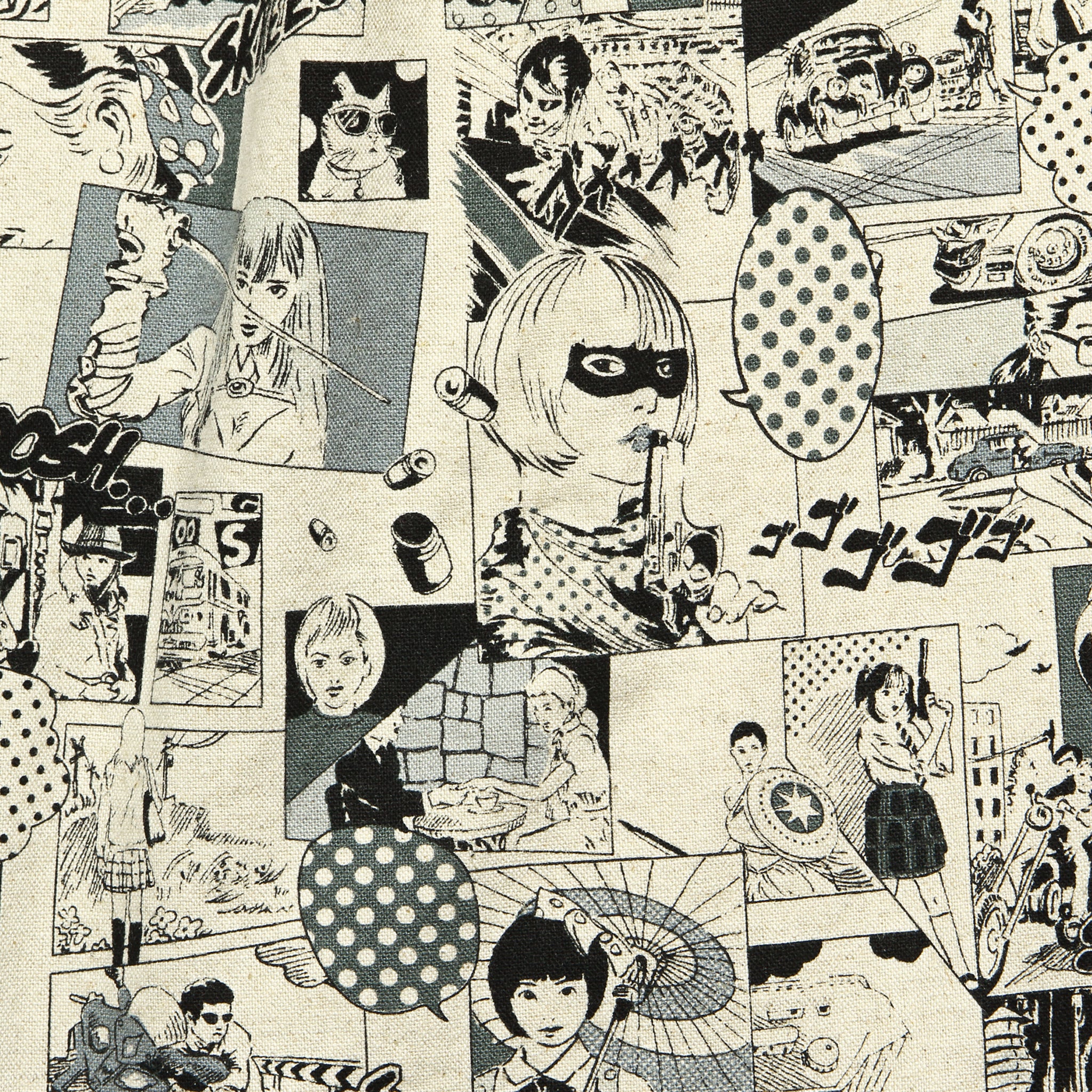 Anime Linen Shirt - Black/White - Gitman Vintage - STAG Provisions - Tops - L/S Woven - Other Pattern