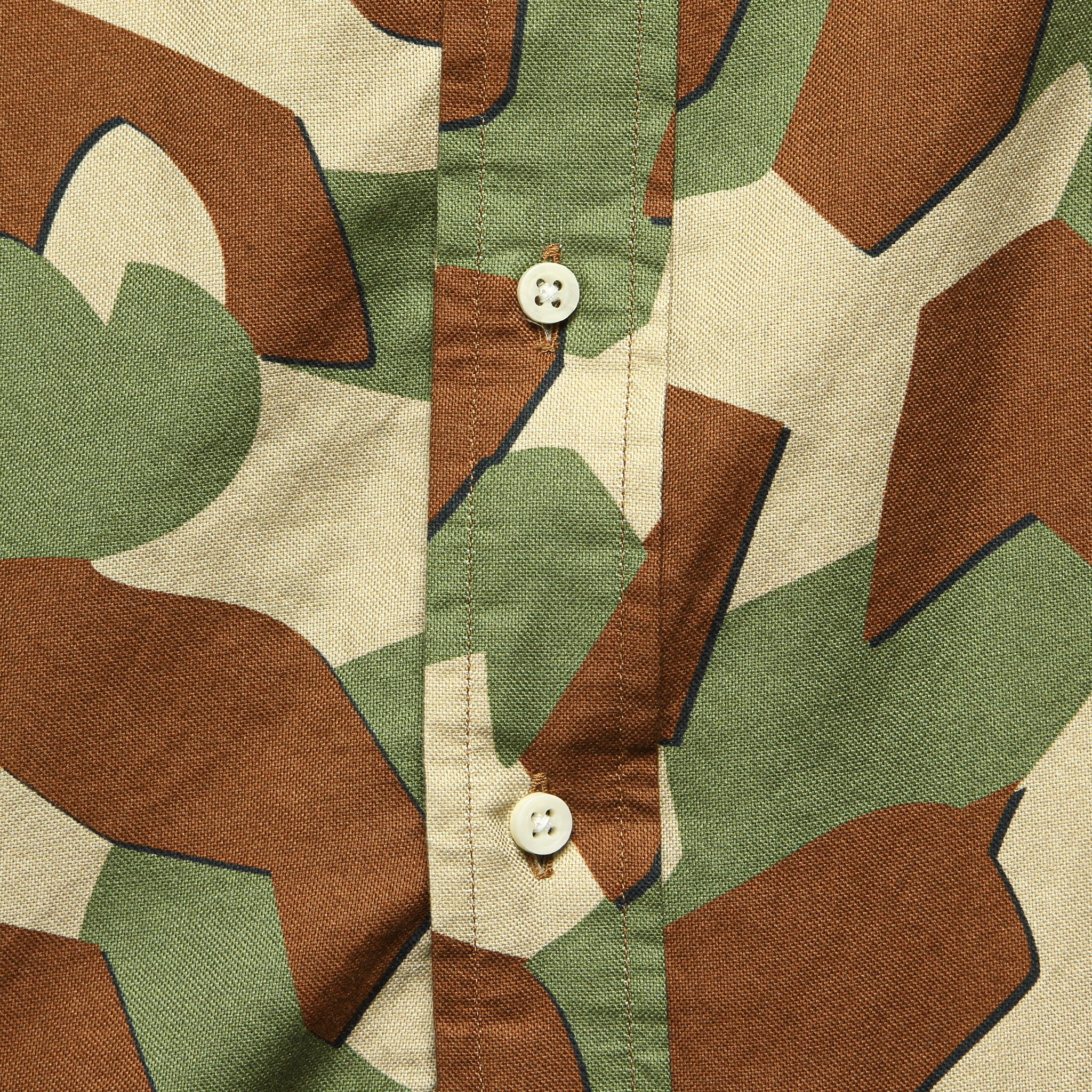 Oxford Shirt - Peruvian Geometric Camo - Gitman Vintage - STAG Provisions - Tops - L/S Woven - Other Pattern