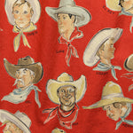 Cowboy Print Shirt - Red - Gitman Vintage - STAG Provisions - Tops - L/S Woven - Other Pattern