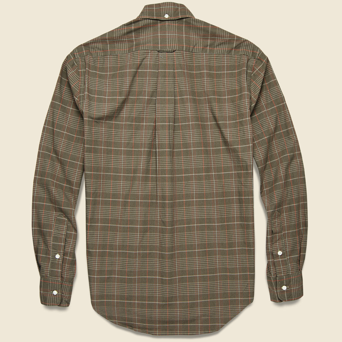Beefy Poplin Shirt - Brown - Gitman Vintage - STAG Provisions - Tops - L/S Woven - Plaid