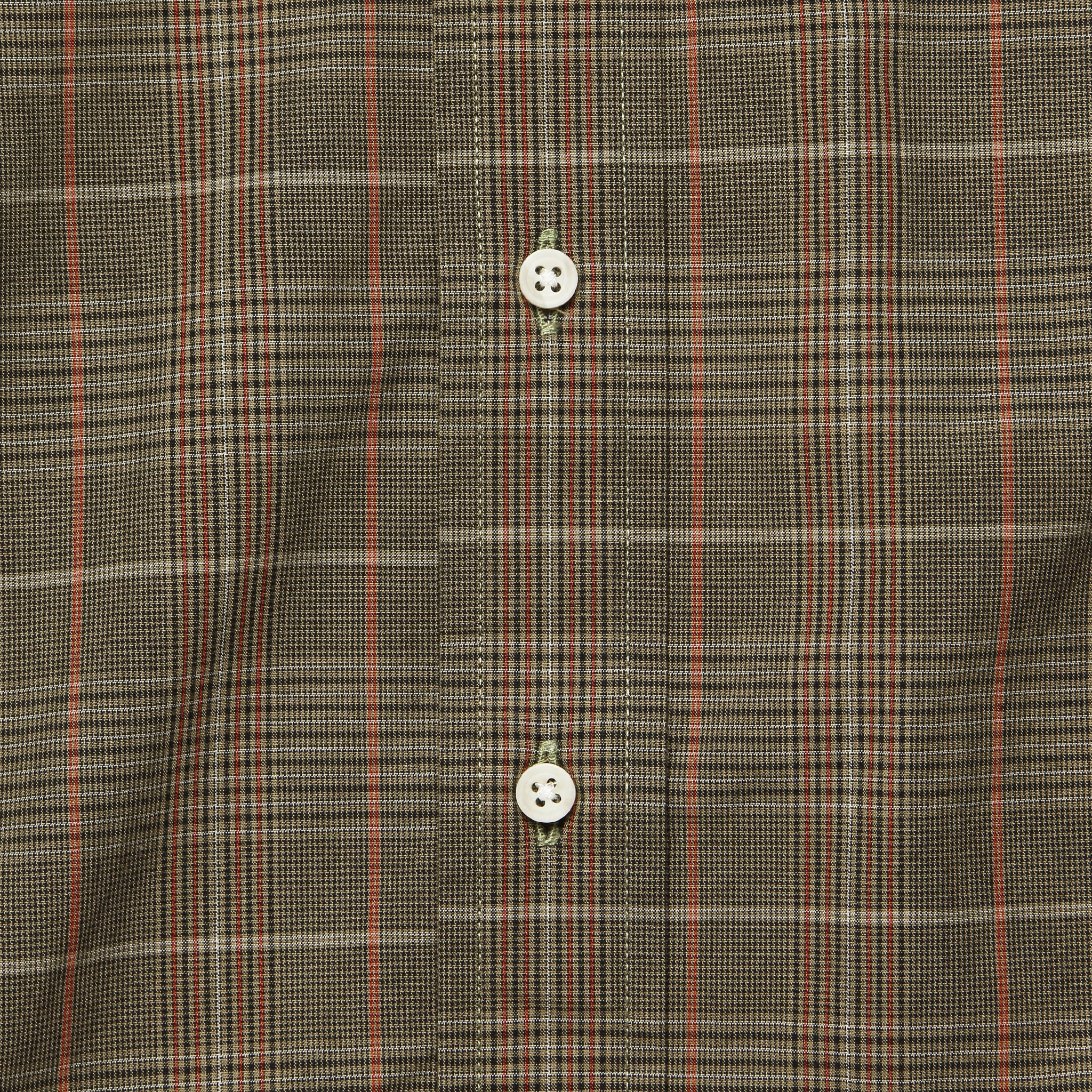 Beefy Poplin Shirt - Brown - Gitman Vintage - STAG Provisions - Tops - L/S Woven - Plaid