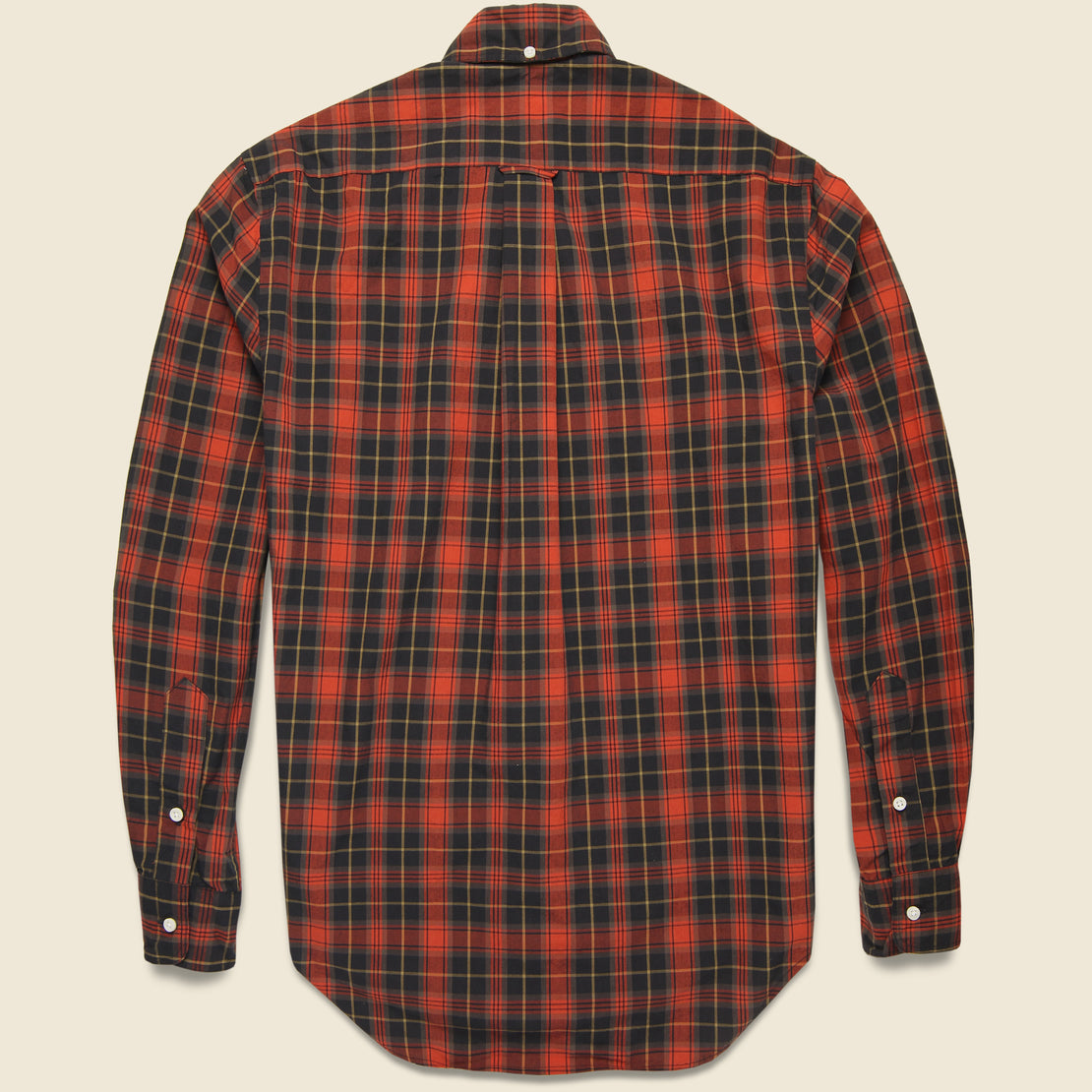 Beefy Poplin Shirt - Black/Red - Gitman Vintage - STAG Provisions - Tops - L/S Woven - Plaid