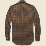 Cotton Tweed Flannel - Brown - Gitman Vintage - STAG Provisions - Tops - L/S Woven - Plaid