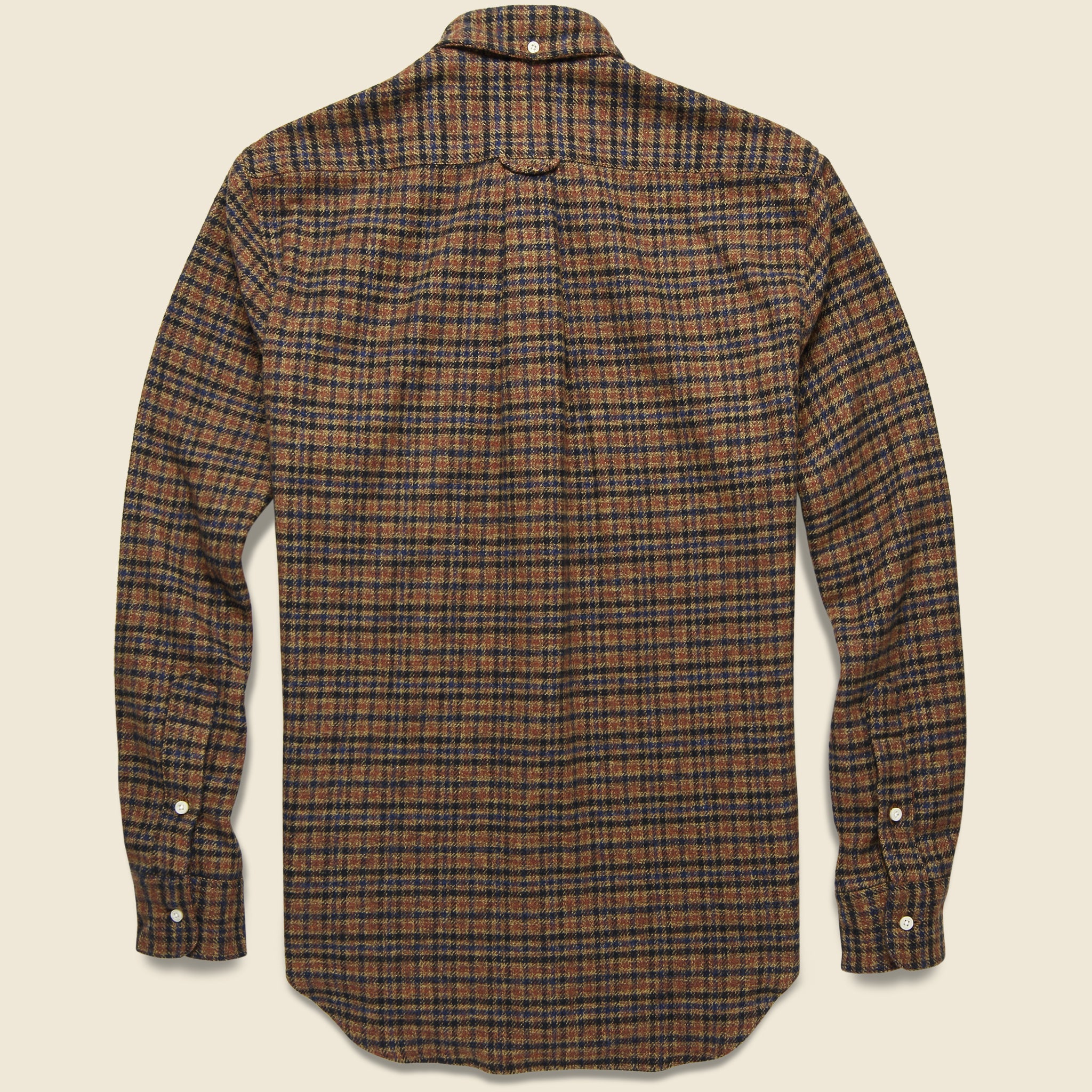 Cotton Tweed Flannel - Brown - Gitman Vintage - STAG Provisions - Tops - L/S Woven - Plaid