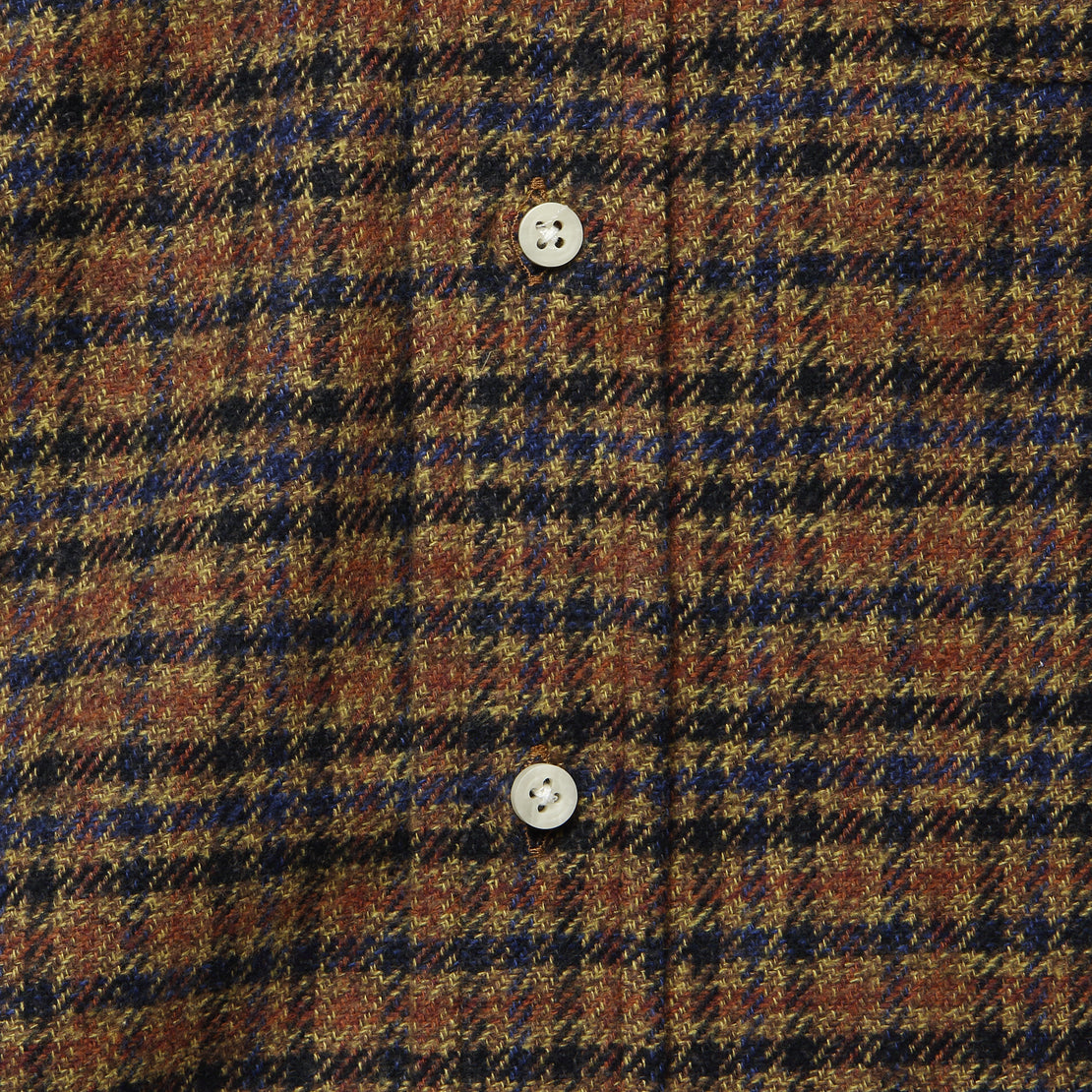 Cotton Tweed Flannel - Brown