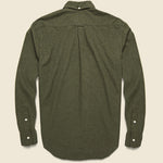 Classic Flannel - Olive - Gitman Vintage - STAG Provisions - Tops - L/S Woven - Solid