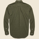 Classic Flannel - Olive - Gitman Vintage - STAG Provisions - Tops - L/S Woven - Solid