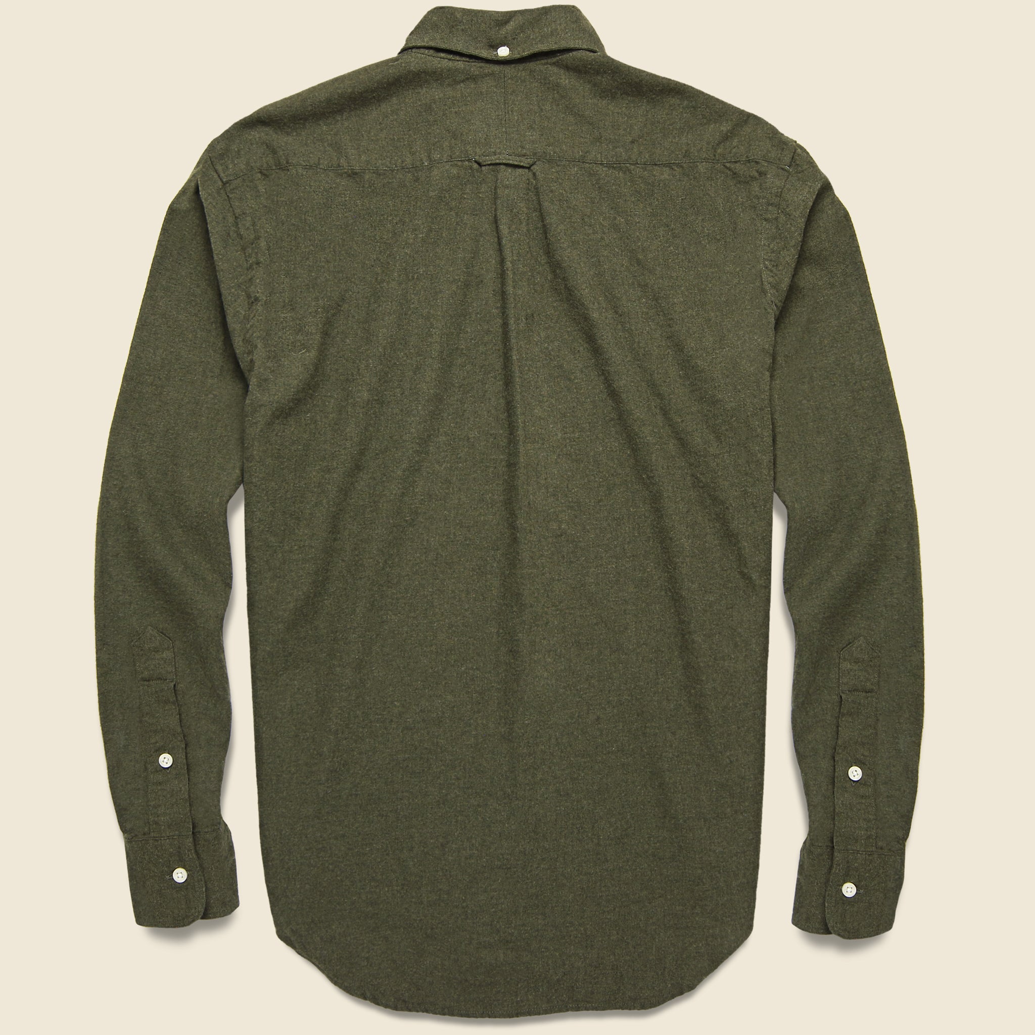 Classic Flannel - Olive - Gitman Vintage - STAG Provisions - Tops - L/S Woven - Solid