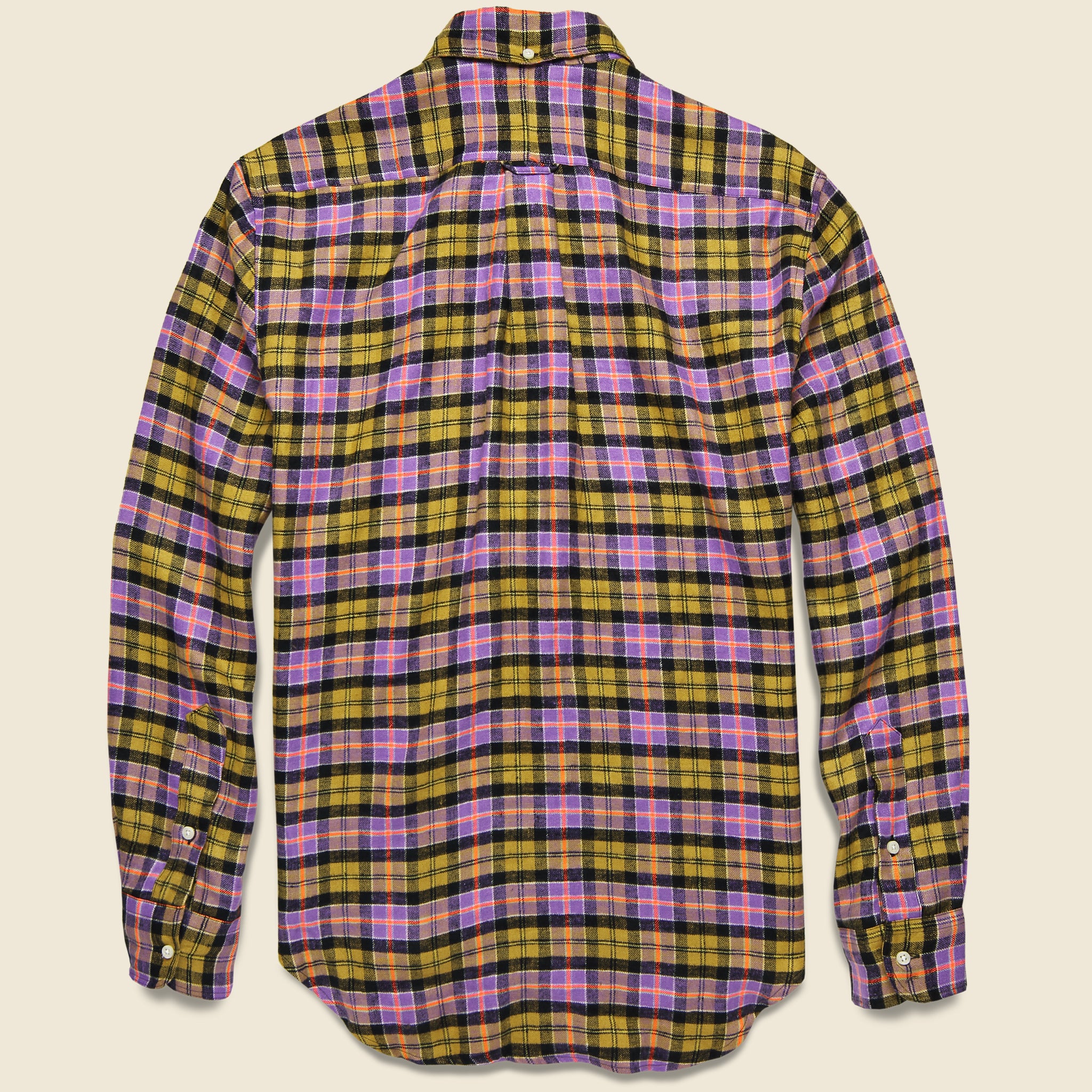 Cortina Fluro Flannel - Gold - Gitman Vintage - STAG Provisions - Tops - L/S Woven - Plaid