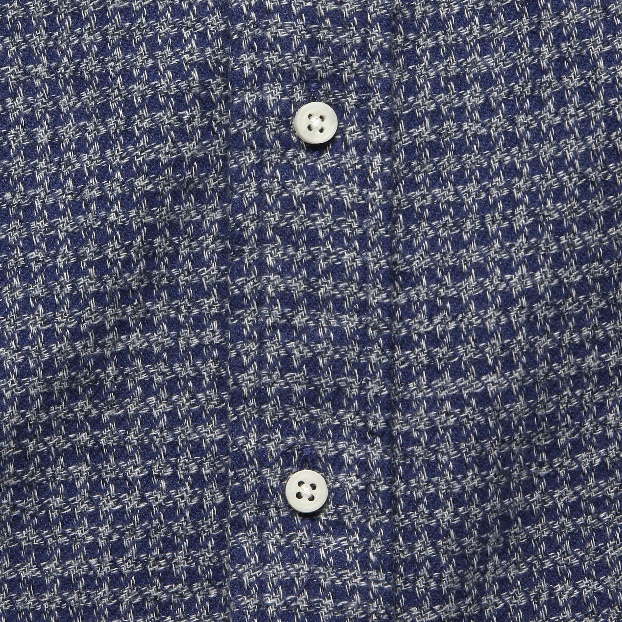 
                          Brushed Houndstooth Flannel Shirt - Navy - Gitman Vintage - STAG Provisions - Tops - L/S Woven - Other Pattern
                        