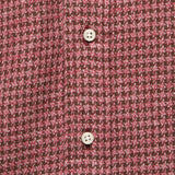 Brushed Houndstooth Flannel Shirt - Burgundy - Gitman Vintage - STAG Provisions - Tops - L/S Woven - Other Pattern