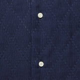 Sashiko Dobby Camp Shirt - Indigo - Gitman Vintage - STAG Provisions - Tops - L/S Woven - Other Pattern