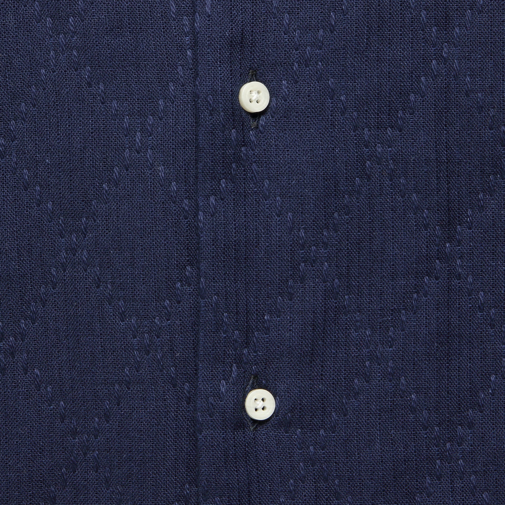 Sashiko Dobby Camp Shirt - Indigo - Gitman Vintage - STAG Provisions - Tops - L/S Woven - Other Pattern