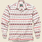 Swiss Miss Flannel JQ Shirt - Red/White/Black - Gitman Vintage - STAG Provisions - Tops - L/S Woven - Other Pattern