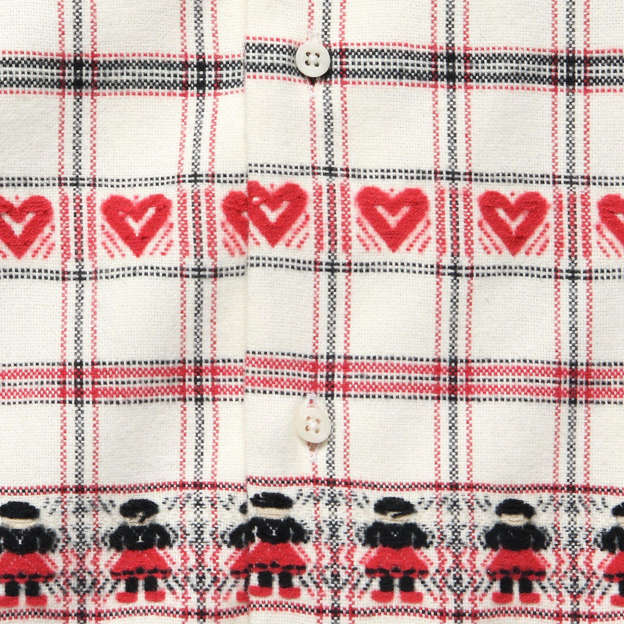 
                          Swiss Miss Flannel JQ Shirt - Red/White/Black - Gitman Vintage - STAG Provisions - Tops - L/S Woven - Other Pattern
                        