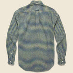 Winter Cotton Tweed Check Shirt - Blue/Yellow - Gitman Vintage - STAG Provisions - Tops - L/S Woven - Plaid