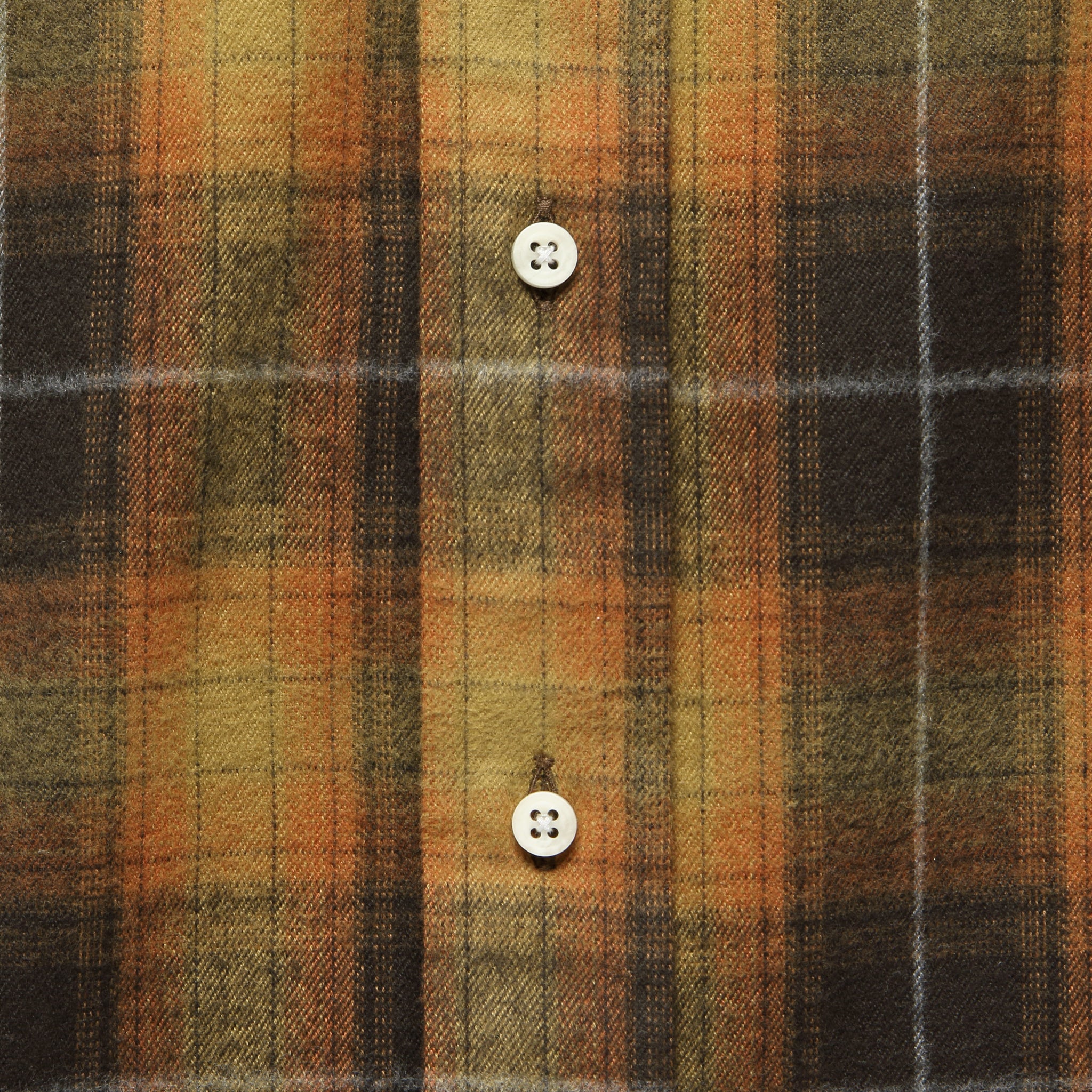 
                          Melange Shaggy Flannel Shirt - Brown - Gitman Vintage - STAG Provisions - Tops - L/S Woven - Plaid
                        