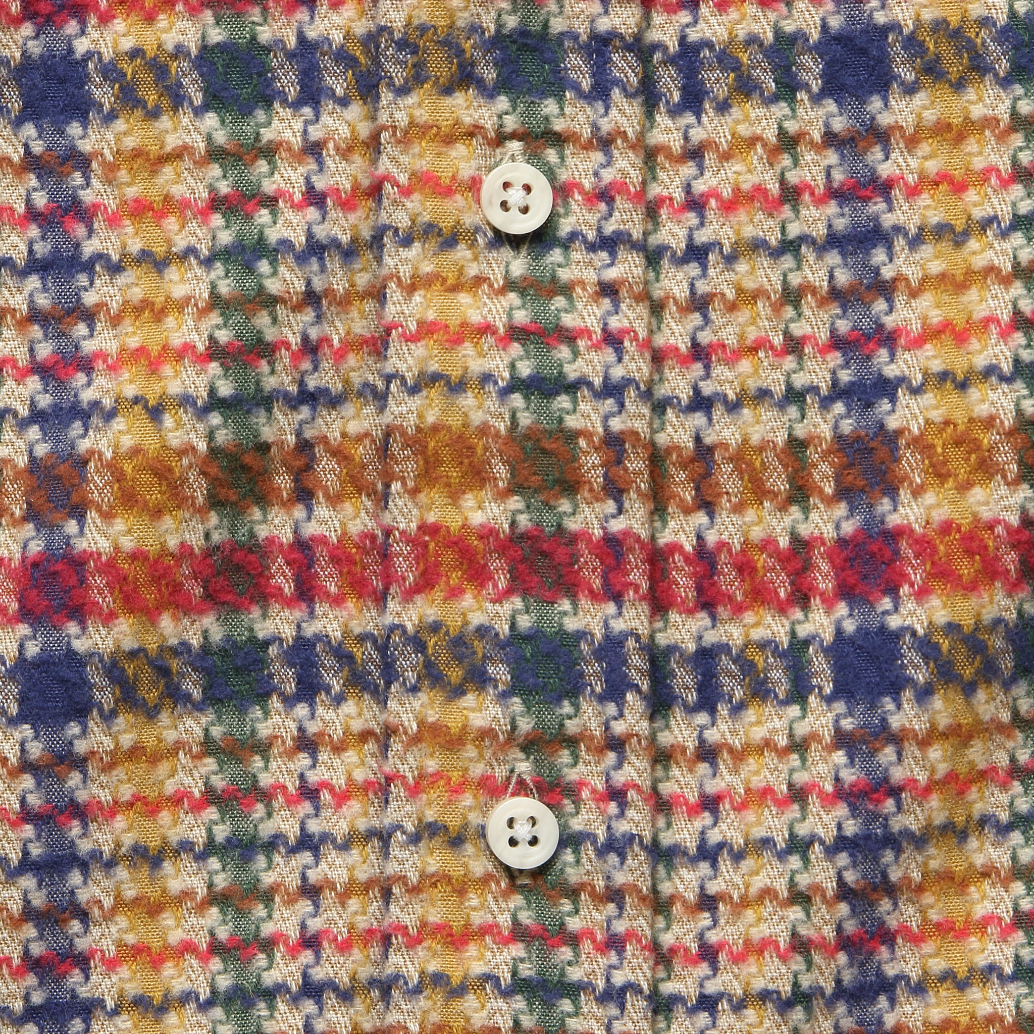 Large Houndstooth Check Shirt - Multi - Gitman Vintage - STAG Provisions - Tops - L/S Woven - Plaid