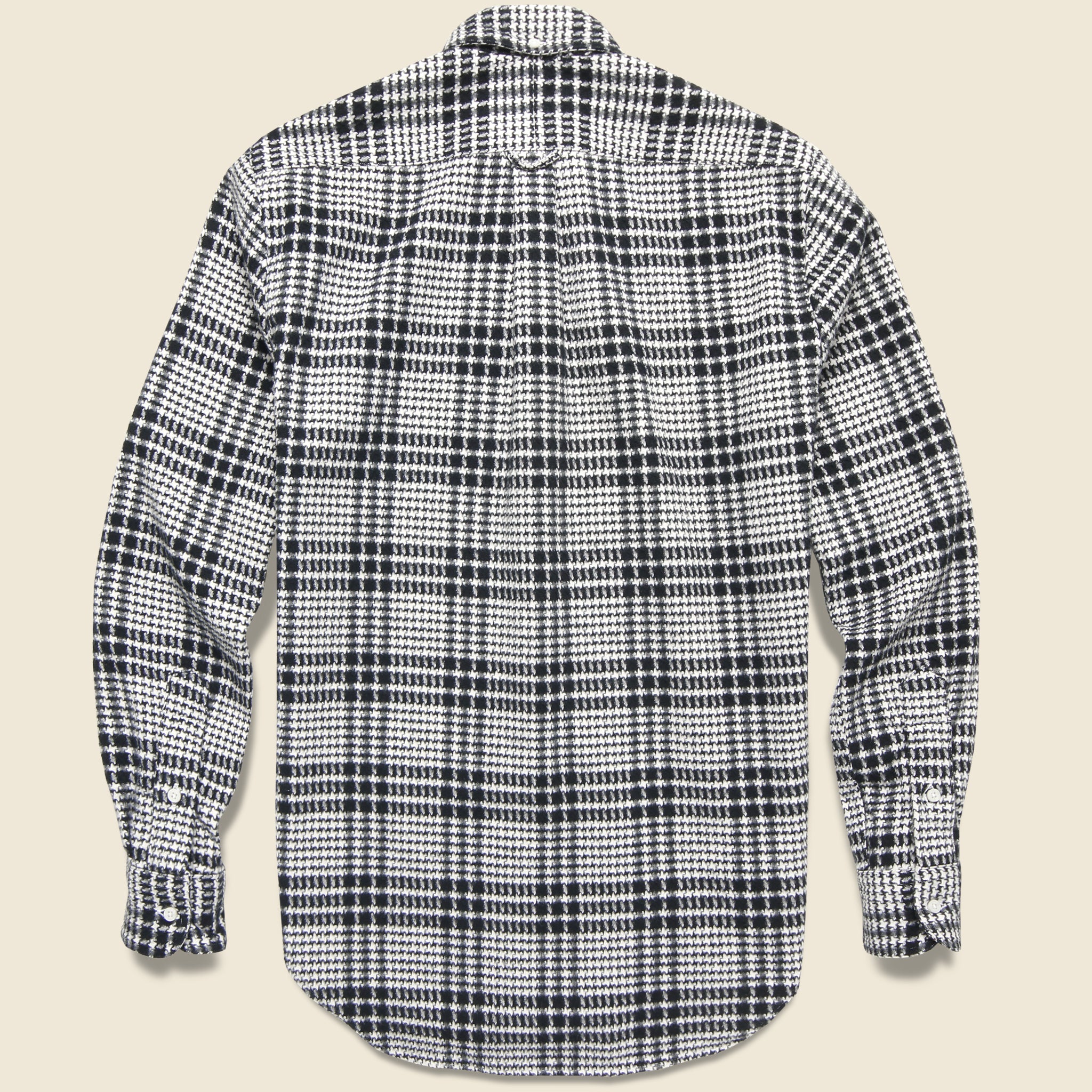 Large Houndstooth Check Shirt - Black - Gitman Vintage - STAG Provisions - Tops - L/S Woven - Plaid