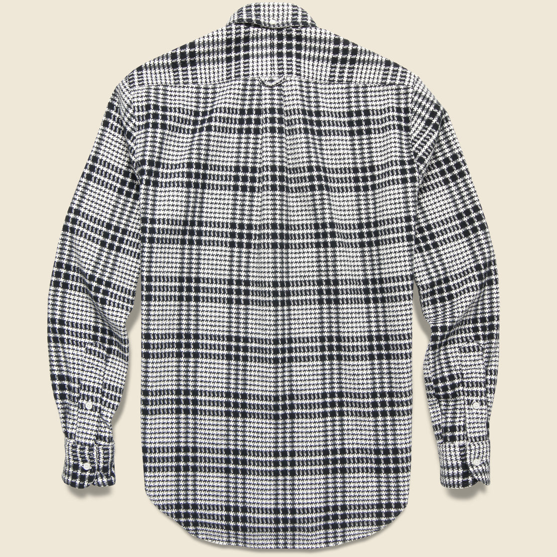 Large Houndstooth Check Shirt - Black - Gitman Vintage - STAG Provisions - Tops - L/S Woven - Plaid