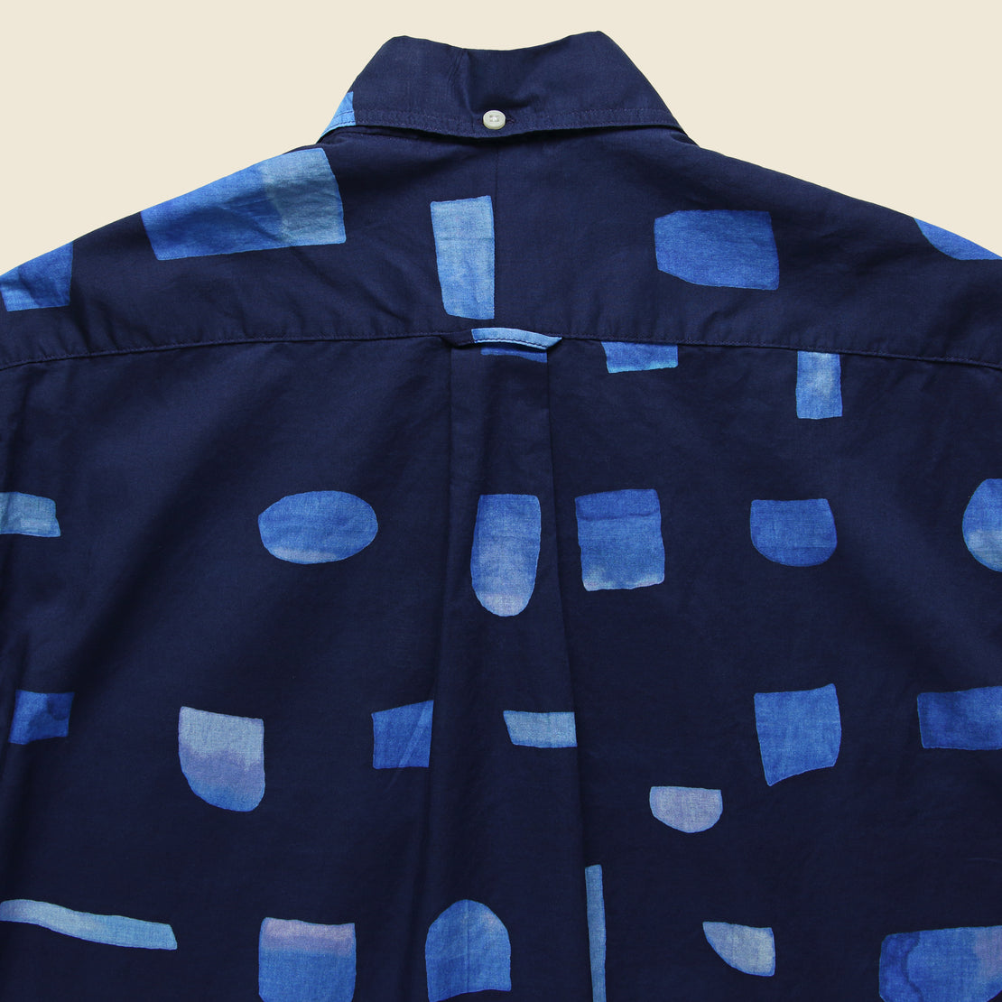 Abstract Blues Shirt - Navy/Blue - Gitman Vintage - STAG Provisions - Tops - S/S Woven - Other Pattern