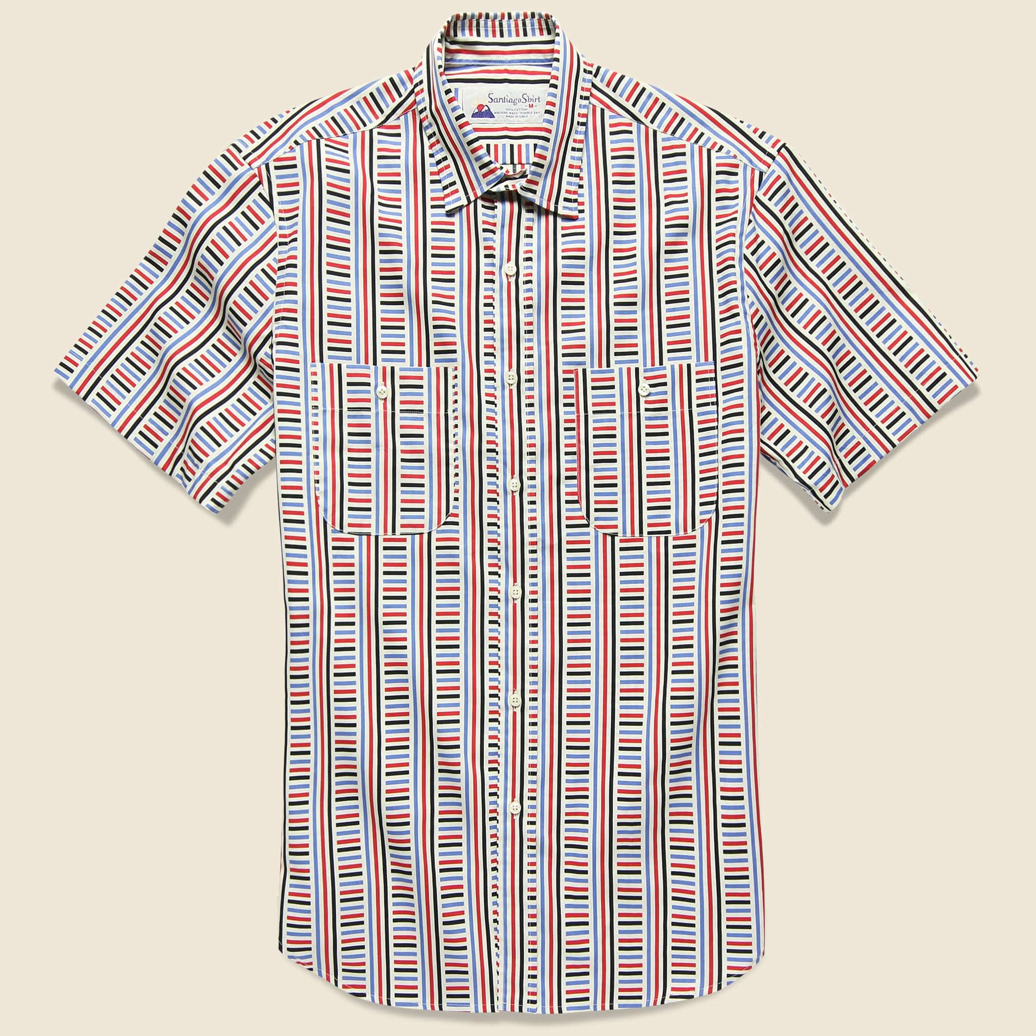 Santiago Shirt Co. - Selknam Stripe Shirt - Gitman Vintage - STAG Provisions - Tops - S/S Woven - Stripe