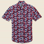 Seersucker Umbrella Shirt - Navy/Red - Gitman Vintage - STAG Provisions - Tops - S/S Woven - Other Pattern