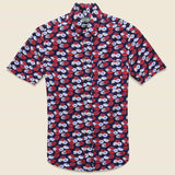Seersucker Umbrella Shirt - Navy/Red - Gitman Vintage - STAG Provisions - Tops - S/S Woven - Other Pattern