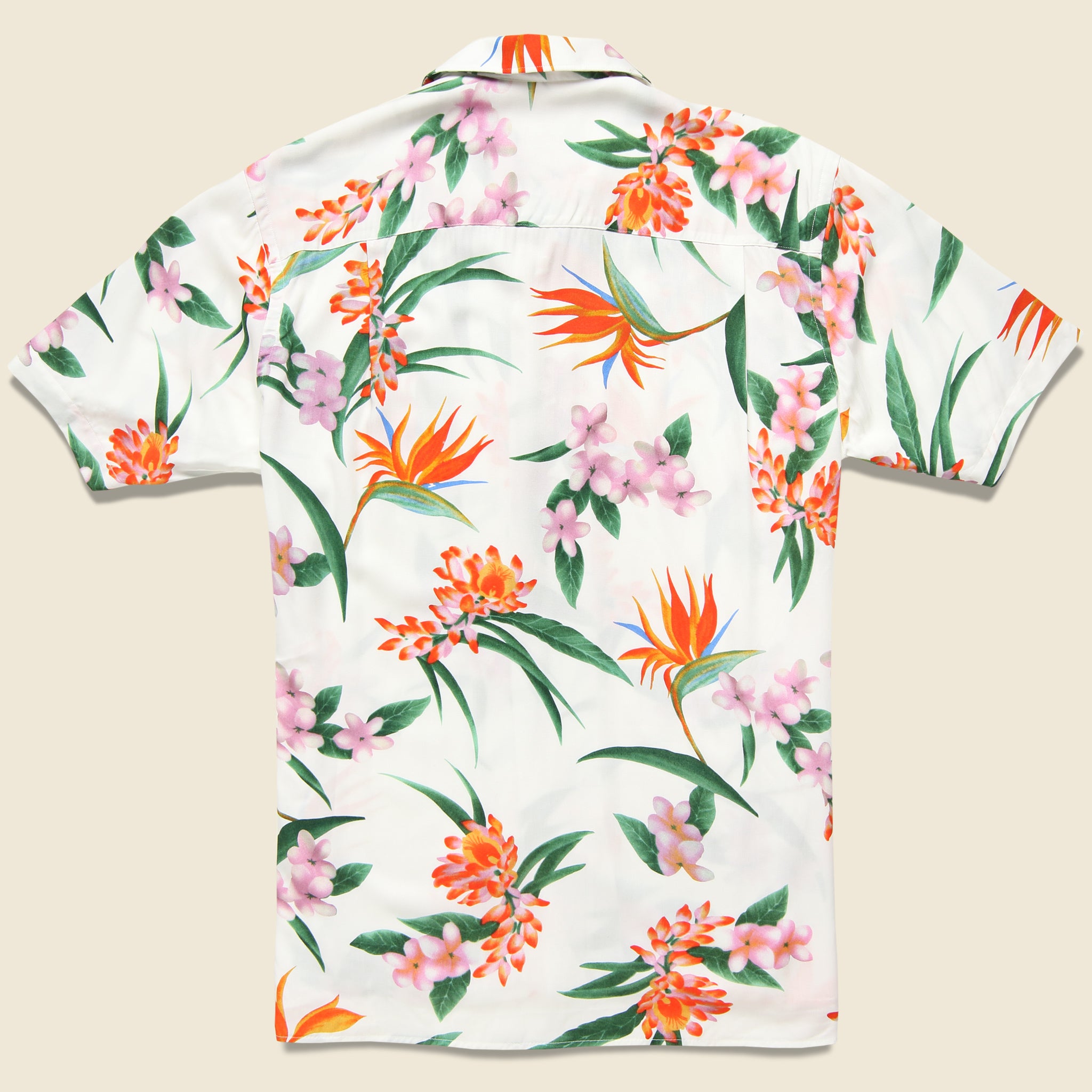 Aloha Floral Shirt - White - Gitman Vintage - STAG Provisions - Tops - S/S Woven - Floral