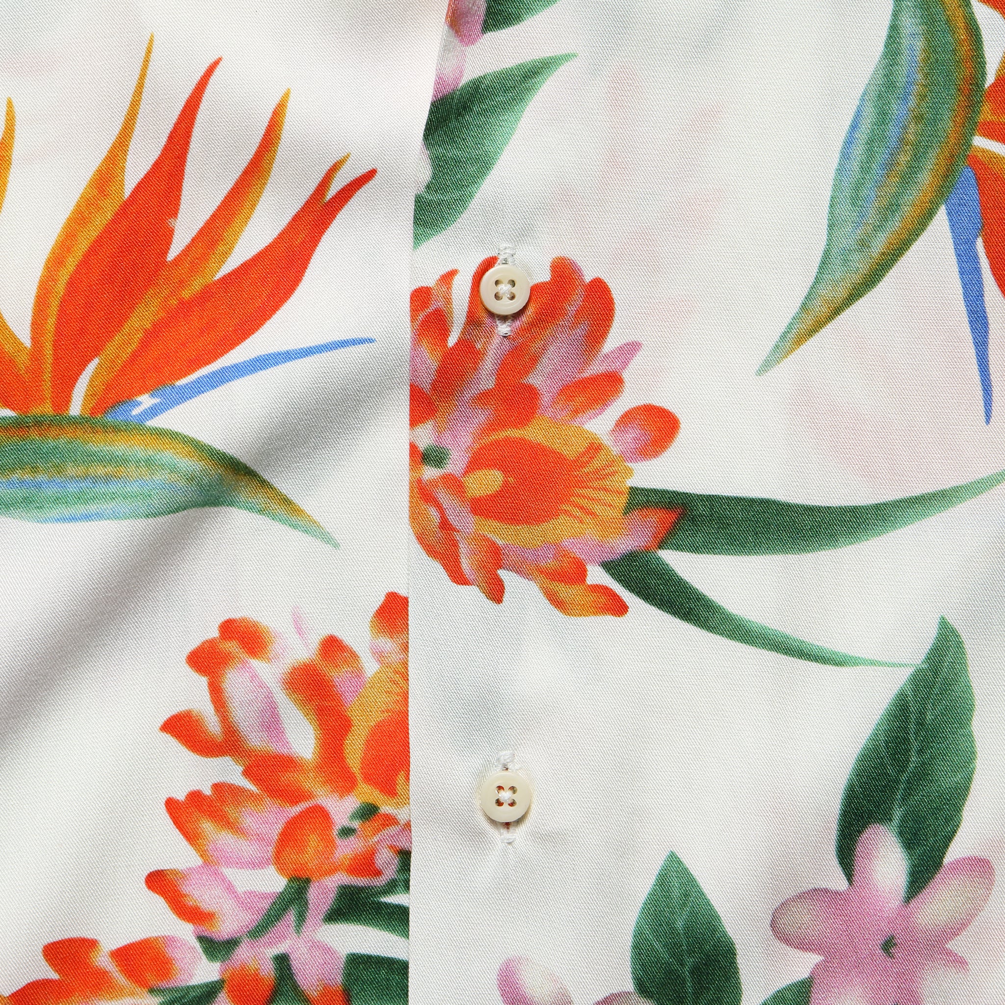 Aloha Floral Shirt - White - Gitman Vintage - STAG Provisions - Tops - S/S Woven - Floral