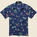 Surf & Turf Shirt - Navy - Gitman Vintage - STAG Provisions - Tops - S/S Woven - Other Pattern